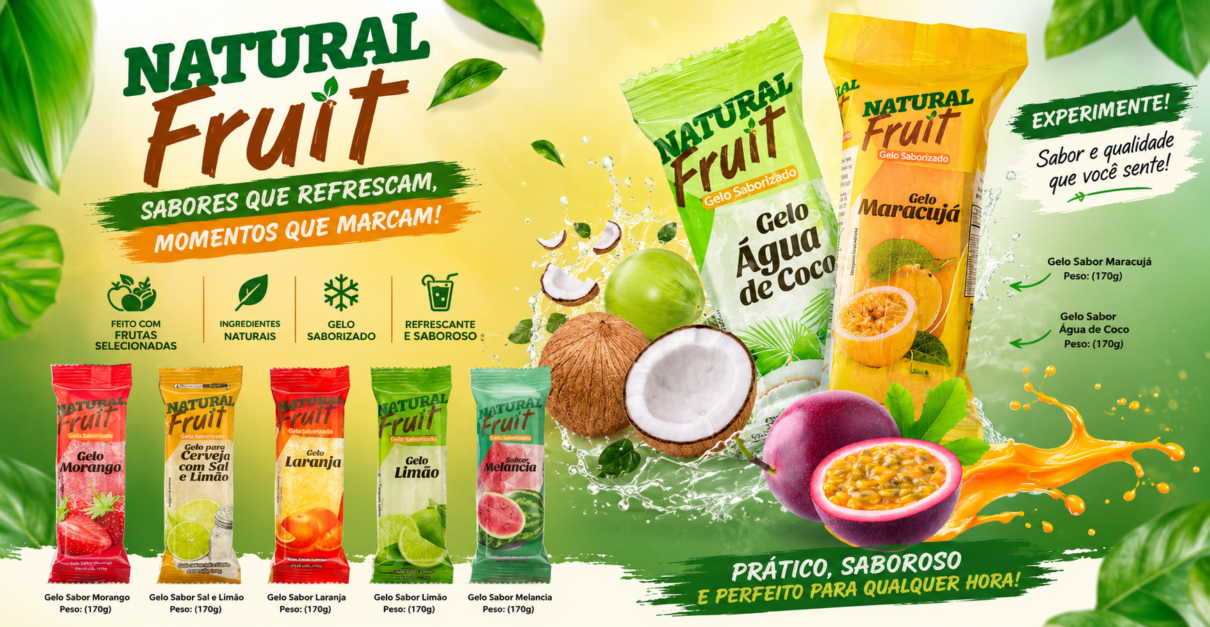 Natural Fruit - sabores que refrescam